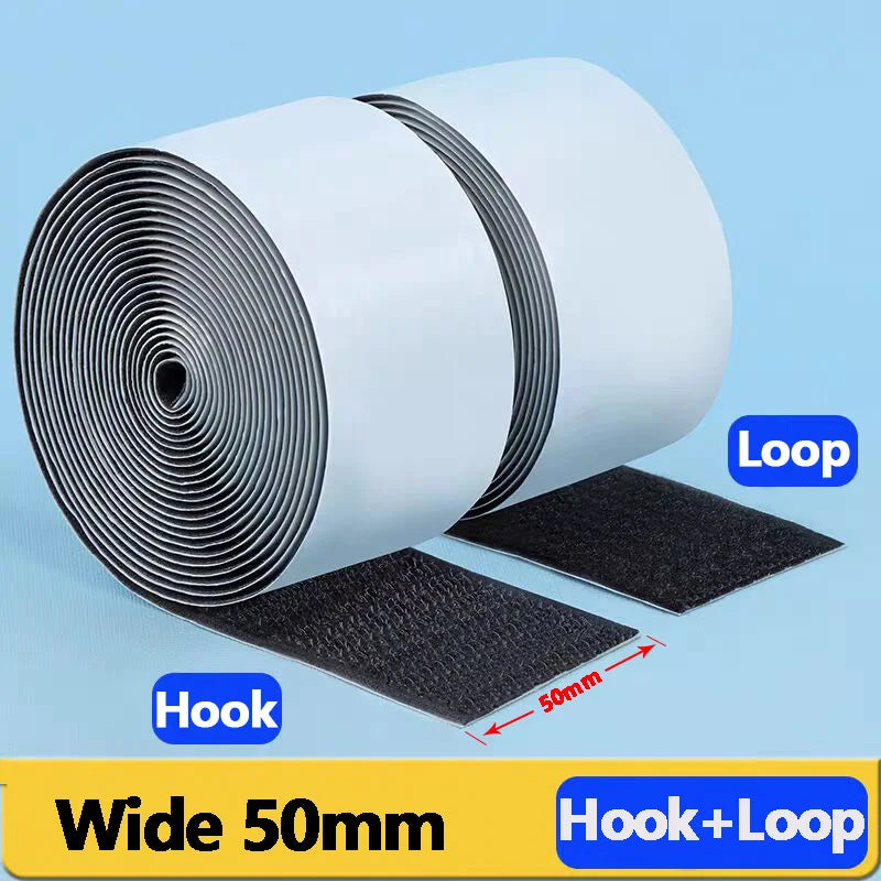 Cinta Velcro Autoadhesiva Resistente – 1M/5M, Ancho 20-50mm