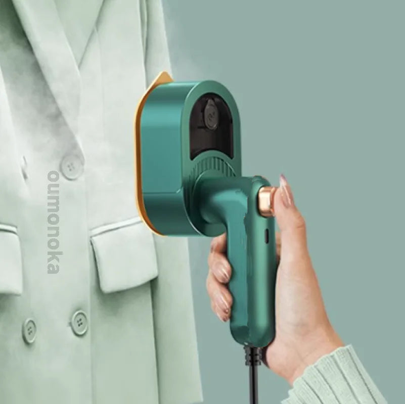 Plancha de Vapor Portátil Mini Rotatoria - Quitaarrugas Seco y Vapor para Viaje y Hogar
