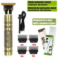 Cortapelos Eléctrico T9 - Máquina de Corte de Pelo y Barba para Hombre 0mm