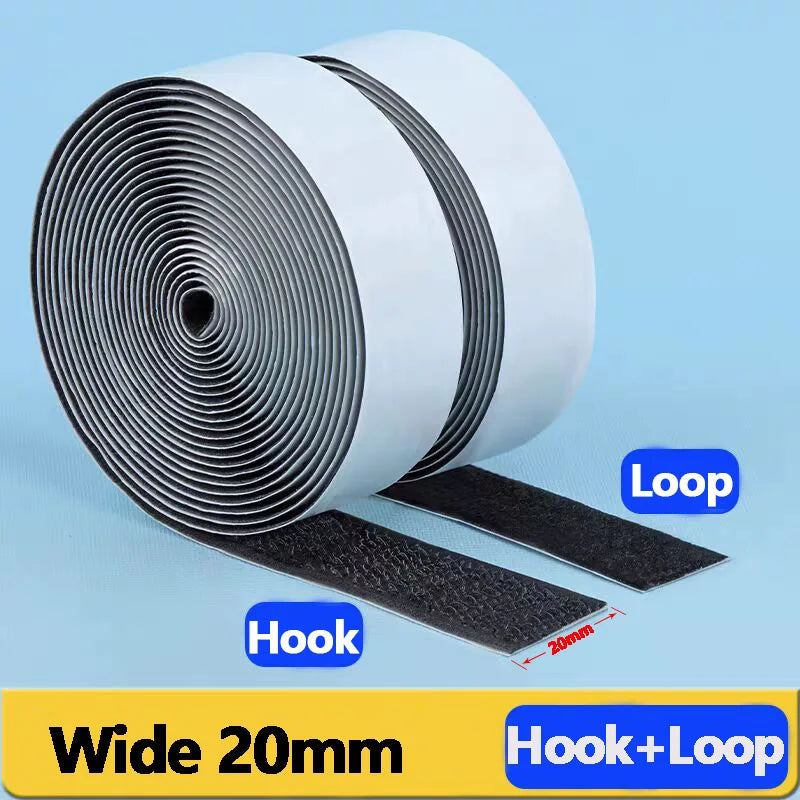 Cinta Velcro Autoadhesiva Resistente – 1M/5M, Ancho 20-50mm