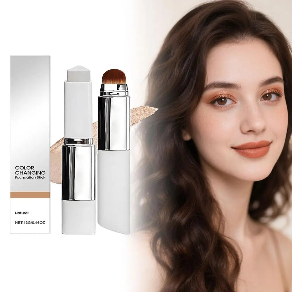 Base de Maquillaje 2 en 1 Cambia de Color - Hidratante y Ligera para Todo Tipo de Piel