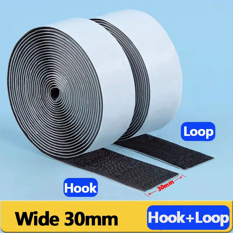 Cinta Velcro Autoadhesiva Resistente – 1M/5M, Ancho 20-50mm