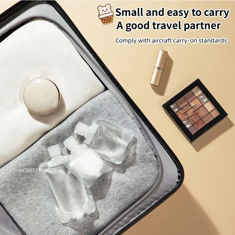 Bolsas de Viaje Dispensadoras de Loción – 30/50/100ml, Pack de 5/10/120