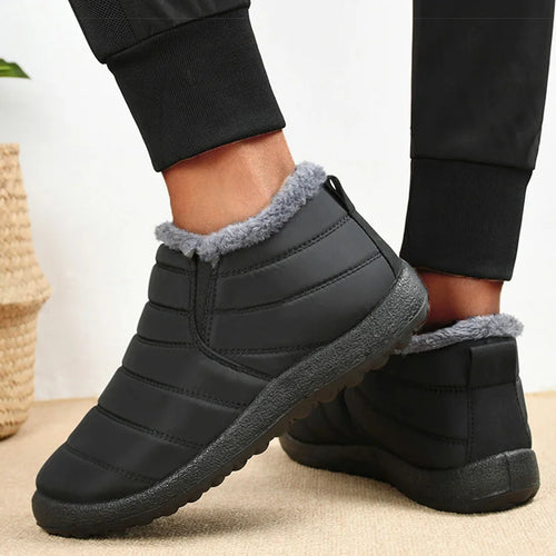 Botas de Hombre Impermeables para Invierno - Botines Cálidos con Forro de Pelo