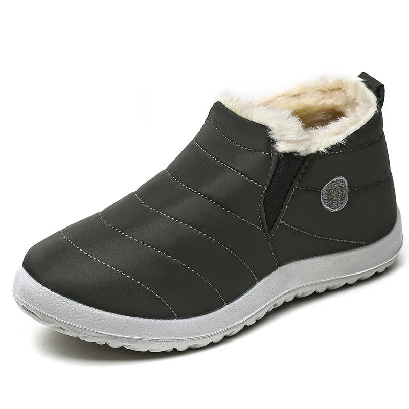 Botas de Hombre Impermeables para Invierno - Botines Cálidos con Forro de Pelo