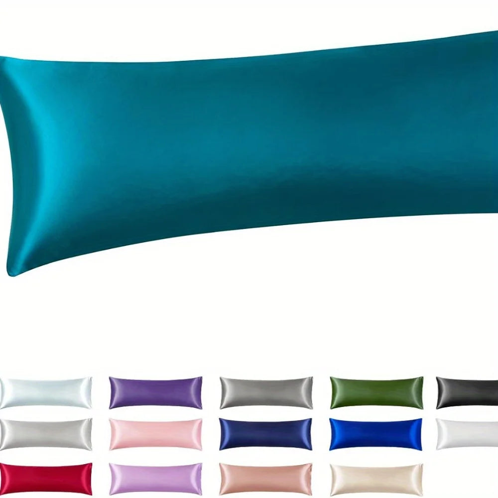 Funda de Almohada de Satén Negra - Suave y Fresca para Cabello y Piel
