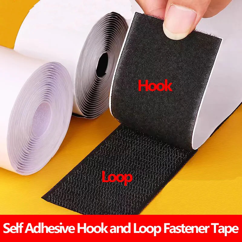 Cinta Velcro Autoadhesiva Resistente – 1M/5M, Ancho 20-50mm