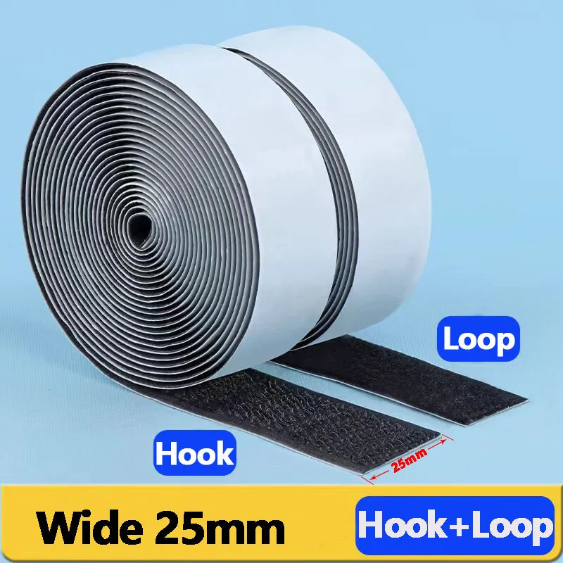 Cinta Velcro Autoadhesiva Resistente – 1M/5M, Ancho 20-50mm