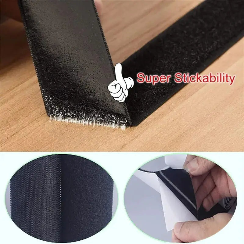 Cinta Velcro Autoadhesiva Resistente – 1M/5M, Ancho 20-50mm