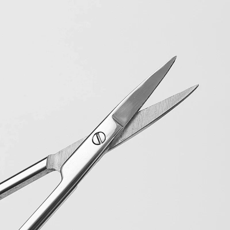 Tijeras de Manicura Profesionales de Acero - Corta Cutículas, Cejas y Vello Nasal