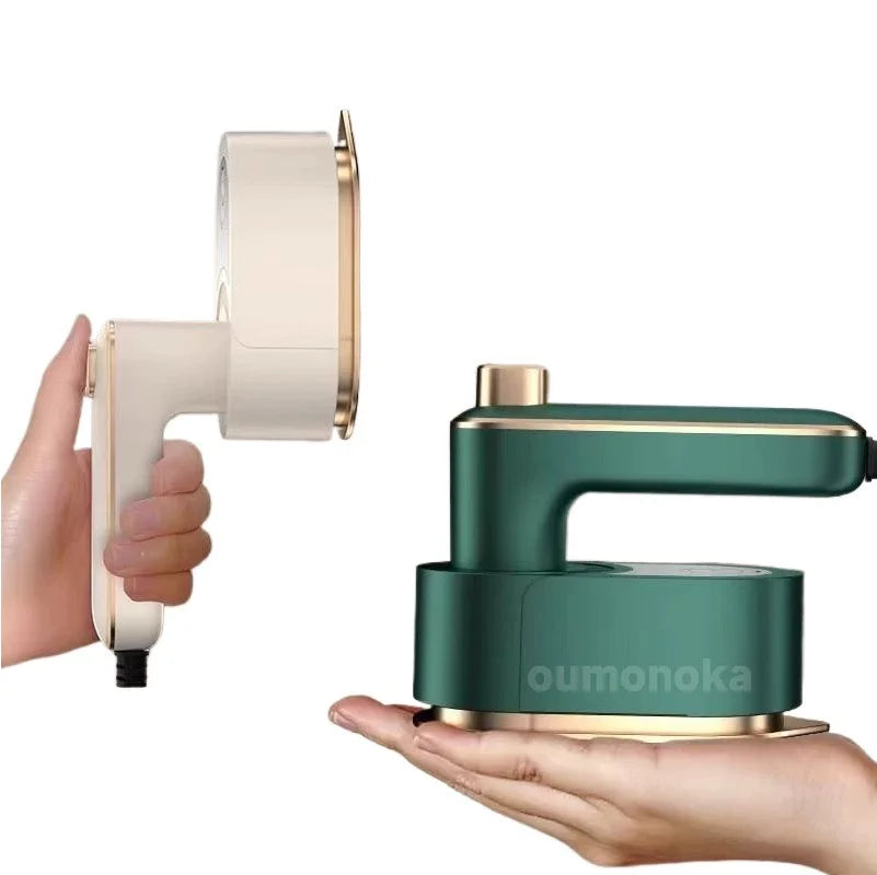 Plancha de Vapor Portátil Mini Rotatoria - Quitaarrugas Seco y Vapor para Viaje y Hogar